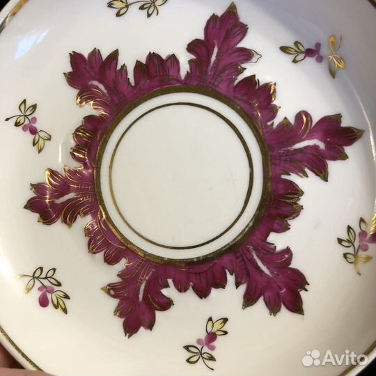 Сервиз чайный Барбарис малиновый Вербилки