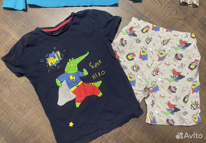 Вещи пакетом на мальчика 116 122 128