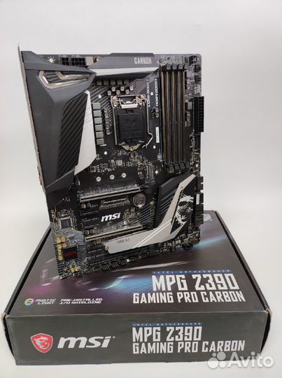 Мат.плата MSI MPG Z390 Gaming PRO Carbon (К) (TR)