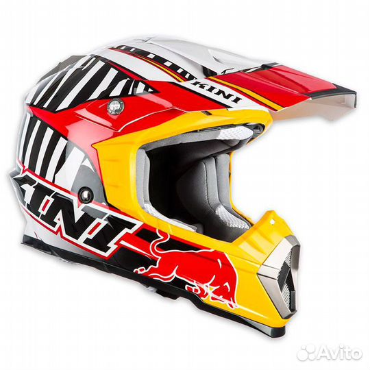 Шлем RED bull revolution helmet + очки kini