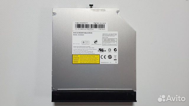 DVD привод с панелью ноутбука Acer Aspire 7750