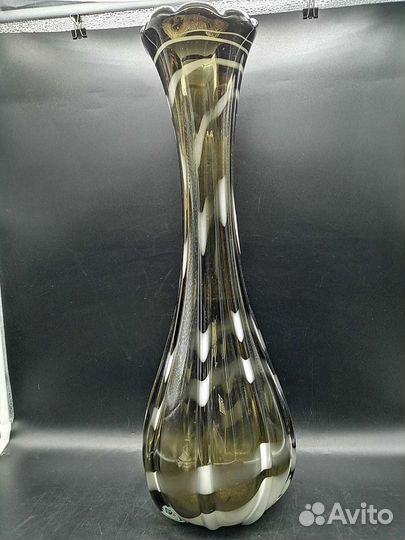 Ваза огромная стекло СССР 