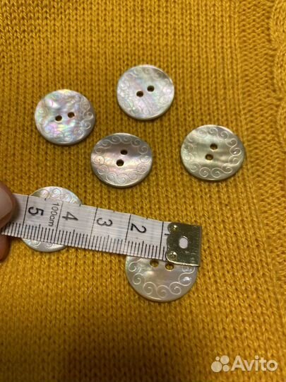 Перламутровые пуговицы с рисунком