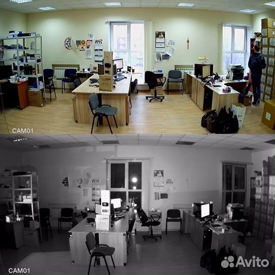 Видеокамеры wifi поворотные комнатные (видеоняня)