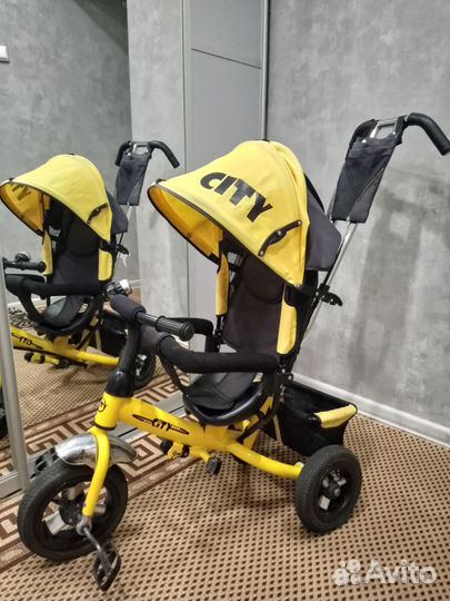 Трехколесный велосипед с родительской ручкой