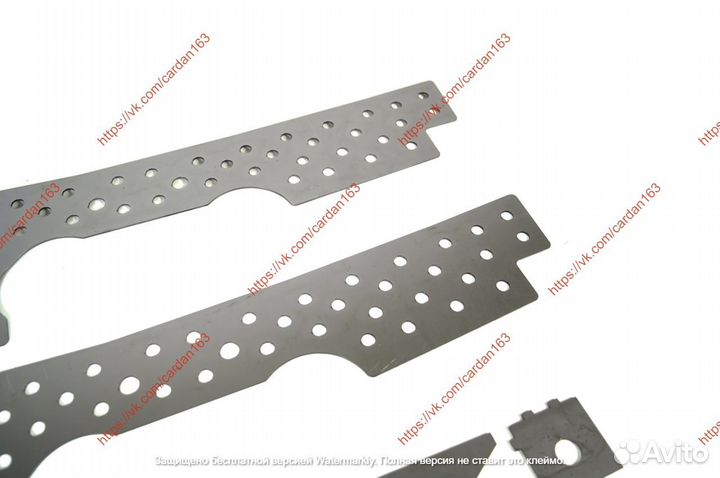 Комплект передних усилителей лонжеронов для Нива