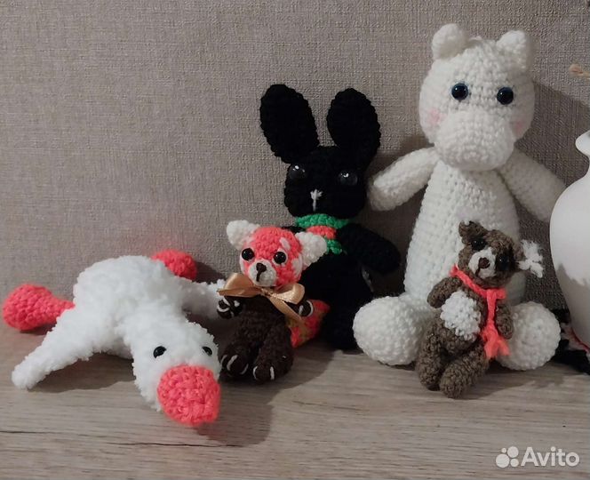 Вязаные игрушки ручной работы