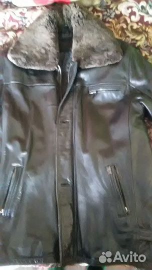 Кожаная куртка мужская