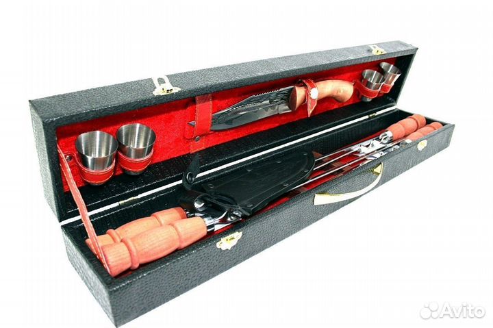 Шашлычный набор - Кизляр №38 черный