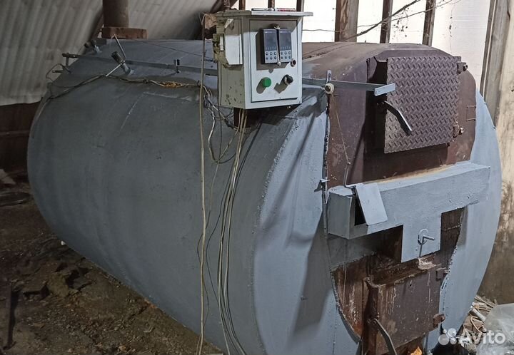 Пиролизный котёл для теплиц на 500 кв.м