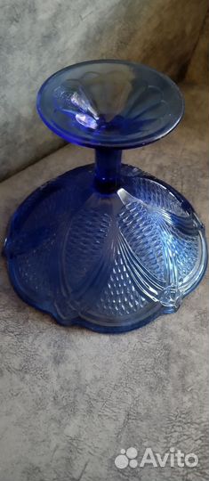 Ваза для фруктов на ножке СССР