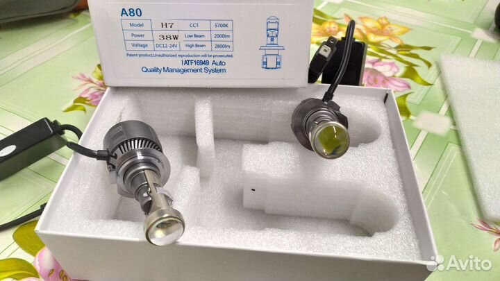 H7 мини линза LED