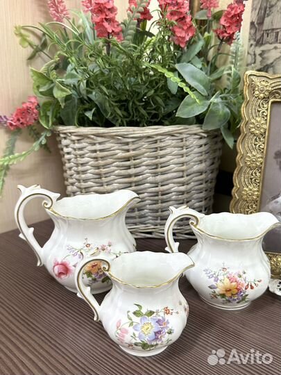 Молочники Royal Crown Derby. Англия