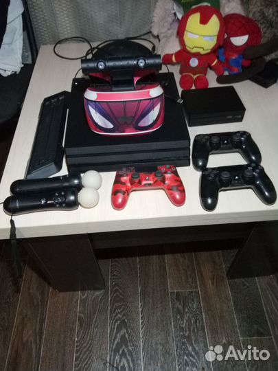 Sony playstation 4 pro 1tb + Vr (комплект) 2 rev