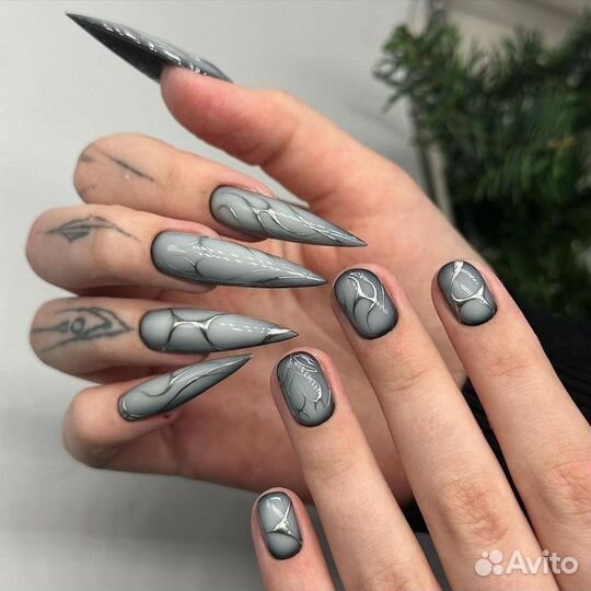 Креативное наращивание ногтей, педикюр, маникюр