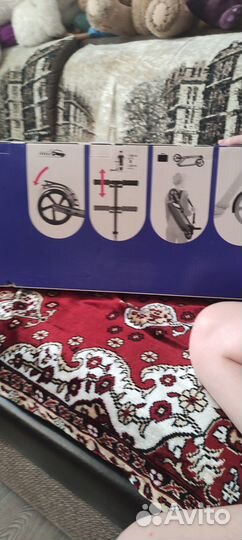 Самокат двухколесный бу