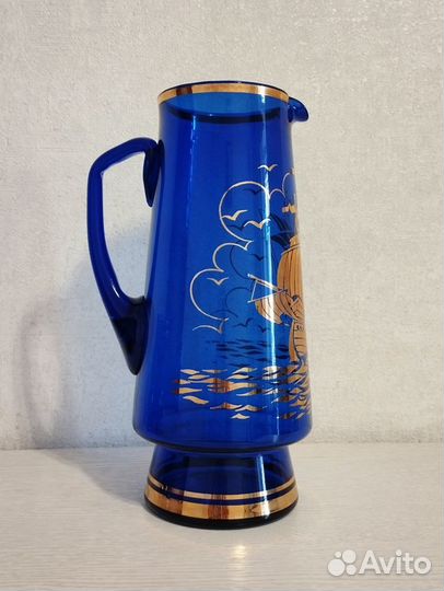 Набор кувшин и стаканы Bohemia Винтаж