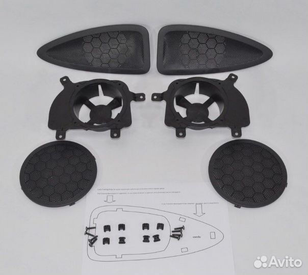 Комплект установки динамиков Лада Гранта Granta
