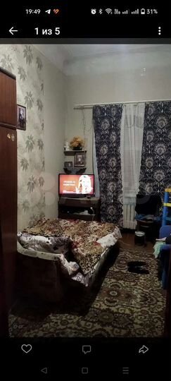 Комната 36 м² в 2-к., 3/4 эт.