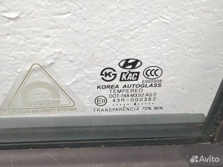 Дверь боковая левая передняя Hyundai Terracan, 2004