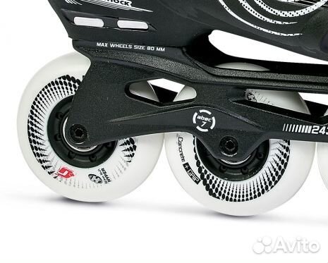 11.5 (45) Роликовые коньки fila NRK PRO black