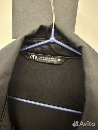 Атласная рубашка zara оригинал