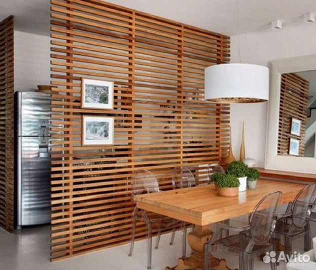 Реечные перегородки