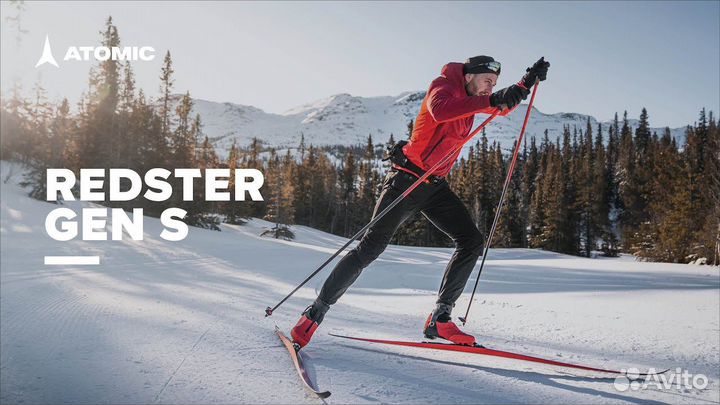 Беговые лыжи Atomic Redster gen S с креплениями