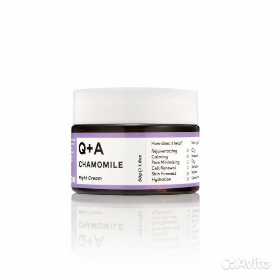 Ночной крем для лица chamomile