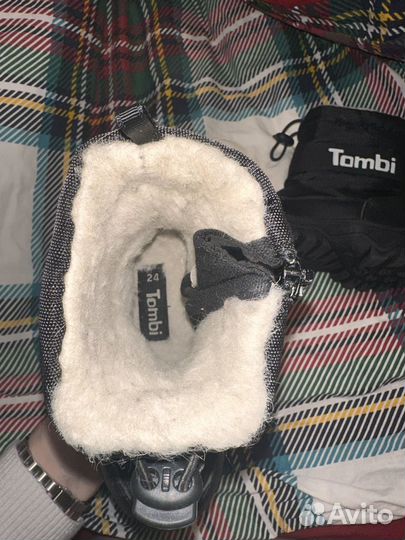 Сапоги зимние детские 24