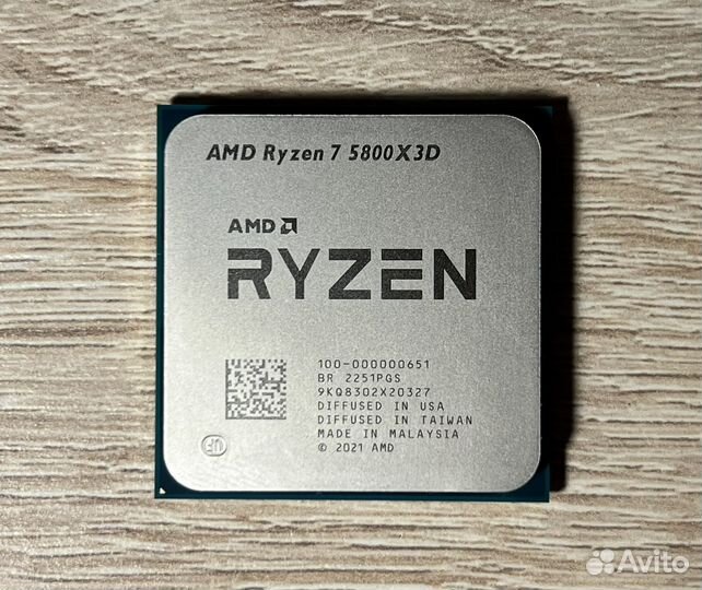 AMD Ryzen 7 5800X3D, новый