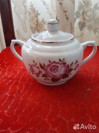 Фарфоровые сахарницы и чайники СССР