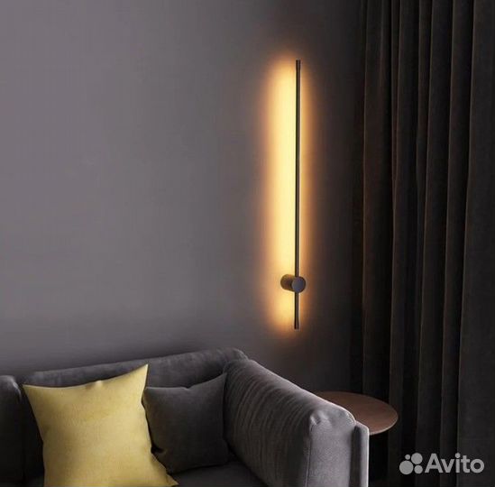 Настенный светильник (бра) современный линейный