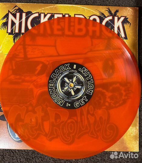 LP Nickelback - GET Rollin' Orange. Новая