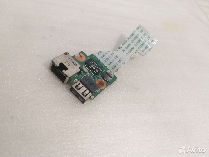 Плата usb и lan для HP 15-e 17-e