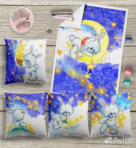 Комплект в кроватку Детские истории, сатин