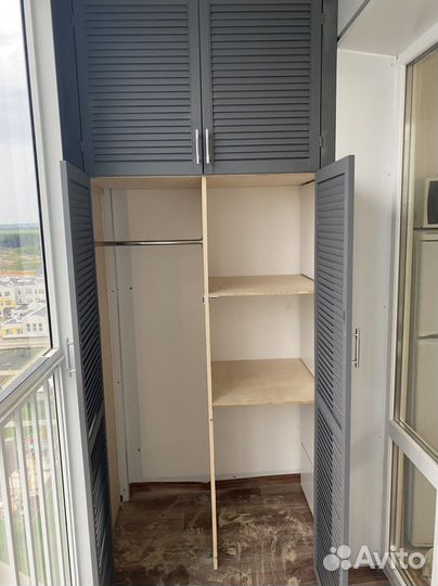 Встраиваемый шкаф на балкон