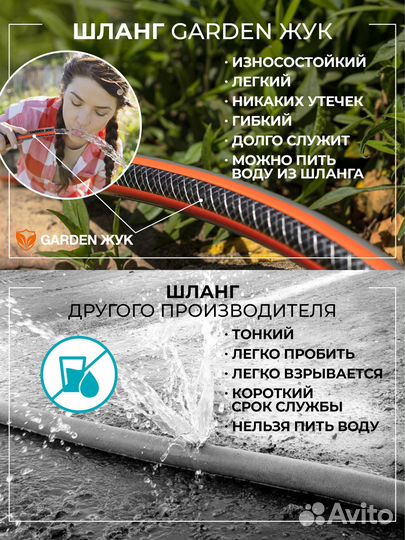 Шланг для полива garden Жук 3/4