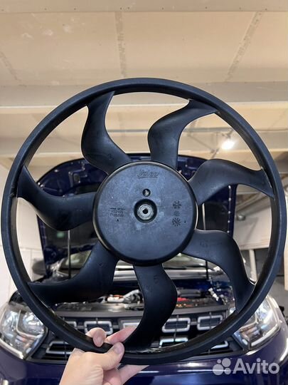 Крыльчатка вентилятора охлаждения renault duster