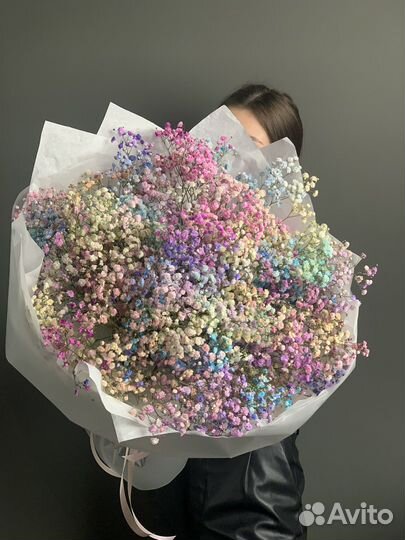 Букеты и композиции из гипсофилы