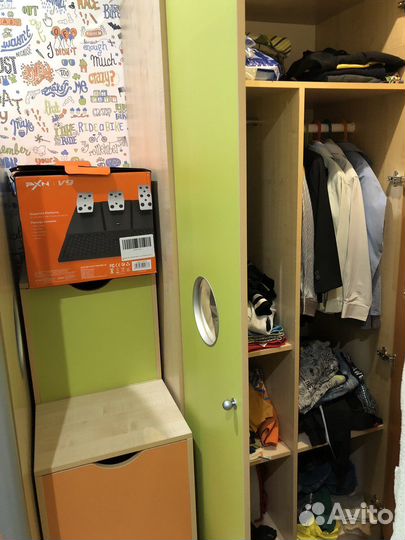 Детская Мебель - кровать чердак, шкаф