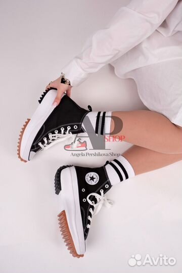 Converse Run Star Hike High 'Black White'