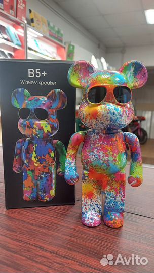 Портативная беспроводная колонка Медведь B5+