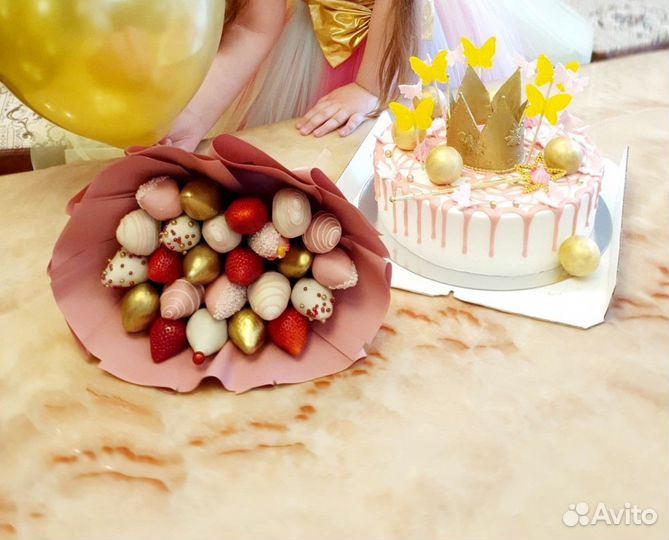 Клубничный букет для принцессы