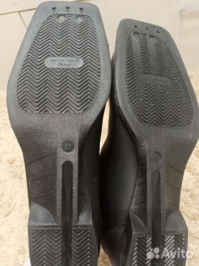 Лыжные ботинки 45 размер тёплые