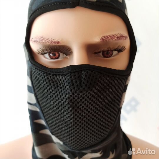 Маска балаклава тканевая Ниндзя Камуфляж 12125