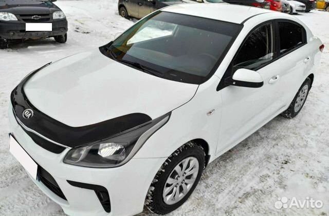 Дефлектор капота Kia Rio IV c 2017