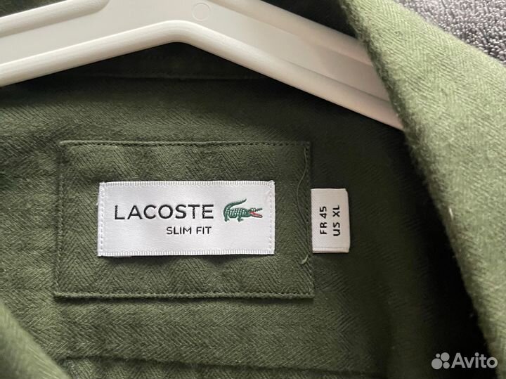 Рубашка мужская Lacoste оригинал XL