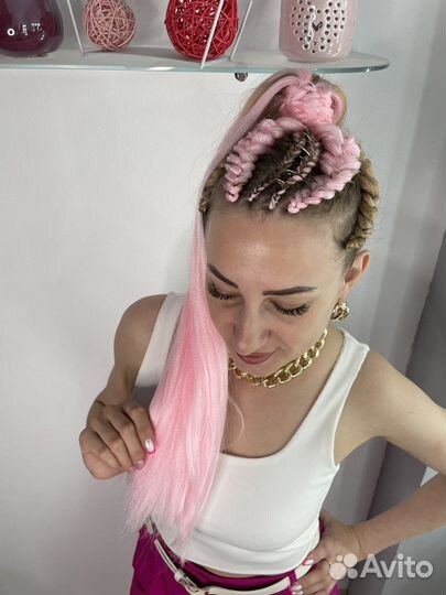 Афрокудри, Афрокосы, брейды в хвост