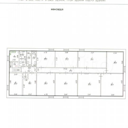 Здание с арендаторами (всё заполнено), 1725.8 м²